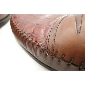 Sandro Moscoloni Brown Exotic Genuine Crocodile Penny Loafers Shoes Men\'s 10 Sandro Moscoloni | Shoes | Sandro Moscoloni Brown Exotic  main image 3